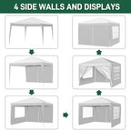 12x12 Party Tent, Tents for Party in White, alternate view 6