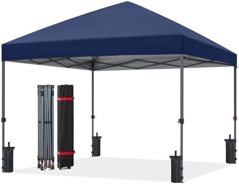 12x12 Pop Up Canopy, Heavy Duty Weather Protection, Navy Blue in Navy Blue