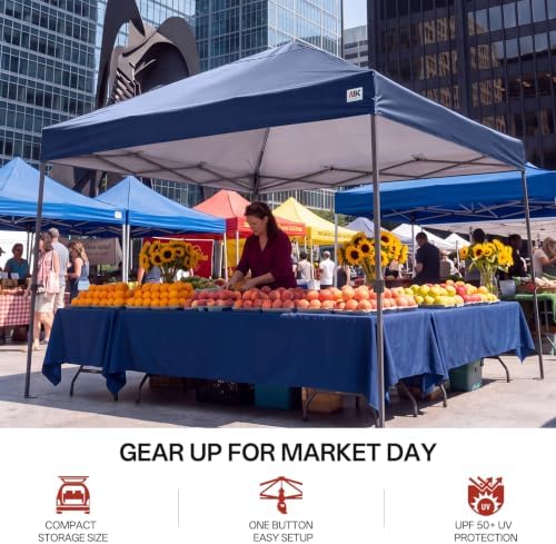 12x12 Pop Up Canopy, Heavy Duty Weather Protection, Navy Blue in Navy Blue, alternate view 5
