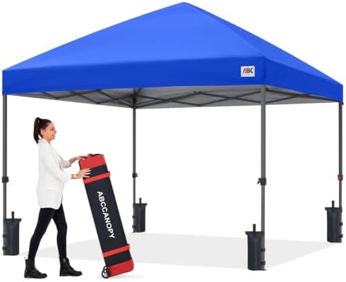 12x12 Pop Up Canopy, Heavy Duty Weather Protection, Royal Blue in Royal Blue