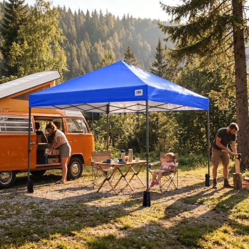 12x12 Pop Up Canopy, Heavy Duty Weather Protection, Royal Blue in Royal Blue, alternate view 2