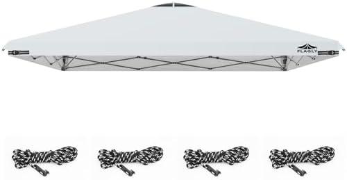 12x12ft Replacement Canopy Top with Air Vent, Waterproof & UV Protection Canopy Tent Top Cover for Straight Leg
