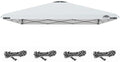 12x12ft Replacement Canopy Top with Air Vent, Waterproof & UV Protection Canopy Tent Top Cover for Straight Leg