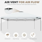 12x12ft Replacement Canopy Top with Air Vent, Waterproof & UV Protection Canopy Tent Top Cover for Straight Leg, alternate