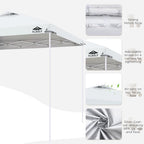 12x12ft Replacement Canopy Top with Air Vent, Waterproof & UV Protection Canopy Tent Top Cover for Straight Leg, alternate