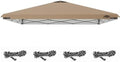 12x12ft Replacement Canopy Top with Air Vent, Waterproof & UV Protection Canopy Tent Top Cover for Straight Leg