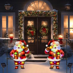 12x18 Lighted Christmas Santa Garden Flag, 8 Modes Solar LED, alternate view 7