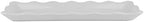. 13 1/2" x 5 1/4" White Display Melamine Tray with Scalloped Edges in White, alternate view 3