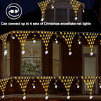 13.1x1.9Ft Christmas Net Lights 207LED Star Net Mesh Triangle Timer Light in 13.1x1.9Ft, alternate view 4