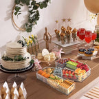 13.8" Acrylic Number Charcuterie Tray, Fillable Charcuterie Box (Number 2) in Number 2, alternate view 6