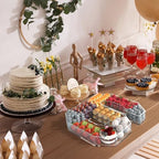 13.8" Acrylic Number Charcuterie Tray, Fillable Charcuterie Box (Number 6) in Number 6, alternate view 6