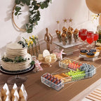 13.8" Acrylic Number Charcuterie Tray, Fillable Charcuterie Box (Number 7) in Number 7, alternate view 6