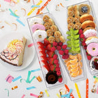 13.8" Extra Large Acrylic Letter Charcuterie Board Box, Reusable Fillable Letter Cake Candy Dish Display Serving, alternate