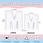 13.8" Extra Large Acrylic Letter Charcuterie Board Box, Reusable Fillable Letter Cake Candy Dish Display Serving, alternate