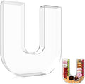 13.8" Extra Large Acrylic Letter Charcuterie Board Box, Reusable Fillable Letter Cake Candy Dish Display Serving