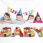 13.8" Extra Large Acrylic Letter Charcuterie Board Box, Reusable Fillable Letter Cake Candy Dish Display Serving, alternate