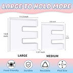 13.8" Extra Large Acrylic Letter Charcuterie Board Box, Reusable Fillable Letter Cake Candy Dish Display Serving, alternate