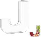 13.8" Extra Large Acrylic Letter Charcuterie Board Box, Reusable Fillable Letter Cake Candy Dish Display Serving