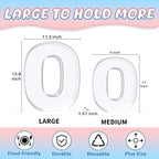 13.8" Extra Large Acrylic Letter Charcuterie Board Box, Reusable Fillable Letter Cake Candy Dish Display Serving, alternate