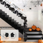 13 FT Black Garland Halloween 2pcs Artificial Black Maple Leaf Garlands Fall Leaves Vines for Autumn Thankgiving, alternate