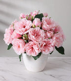 13 Pcs Fake Roses Artificial Flowers, Artificial Roses with Stems Silk Flowers Realistic Roses for Home Wedding