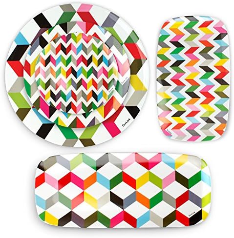 13" Rectangular Platter - Melamine Platters and Serving Ware - Plate, Dish, Serving, Collection - Ziggy in 13", alternate