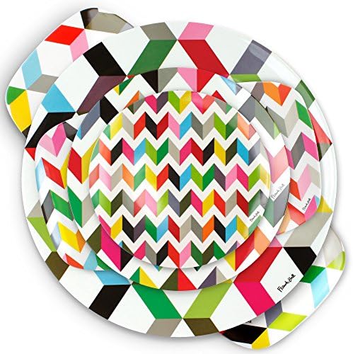 13" Rectangular Platter - Melamine Platters and Serving Ware - Plate, Dish, Serving, Collection - Ziggy in 13", alternate