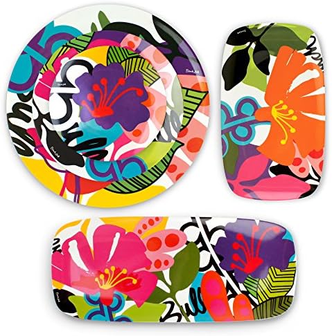13" Rectangular Platter - Melamine Platters and Serving Ware - Plate, Dish, Serving, Collection - Oasis in 13", alternate