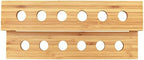 13" x 4.9" x 3.5" Natural Bamboo Straight Multi Level Food Cone Display Tamaki Stand for Restaurants, Catered, alternate view