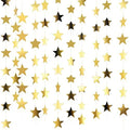 130 ft Star Garland Banner Decor, Gold in Gold