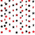 130 ft Star Garland Banner Decor, Red, Black in Black
