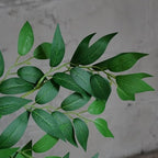 130pcs Italian Ruscus Greenery Stems 68cm Artificial Smilax Greenery Branch, alternate view 6