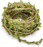 132 Ft Boho Eucalyptus Vines with Twine, Artificial Eucalyptus Leaf