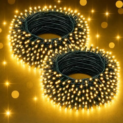132FT 400 LED Christmas String Lights Outdoor with 8 Modes