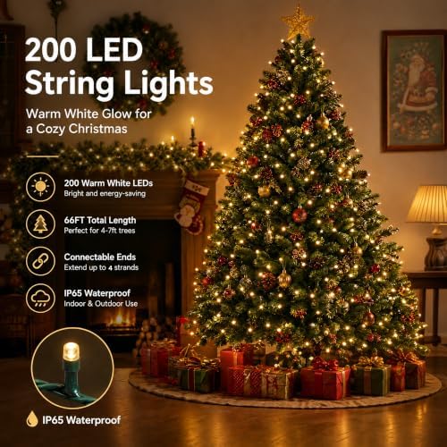 132FT 400 LED Christmas String Lights Outdoor with 8 Modes, alternate view 2