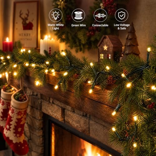 132FT 400 LED Christmas String Lights Outdoor with 8 Modes, alternate view 6