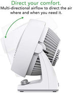 133DC Energy Smart Compact Air Circulator with Variable Speed Control, DC Motor, Adjustable Tilt, Quiet, alternate view 2