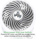 133DC Energy Smart Compact Air Circulator with Variable Speed Control, DC Motor, Adjustable Tilt, Quiet, alternate view 4