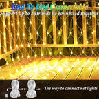 13ft x 13ft Net Lights Outdoor, 400LED Large Gazebo Lights 8 Modes Timer, Waterproof Connectable Christmas Mesh, alternate