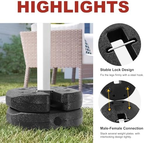 13LBS Easy Canopy Weights with Lock Design No Sliding,2 Pack, alternate view 3