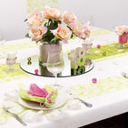 13PCS Round Mirror Centerpiece Plates for Tables, 12" Acrylic Mirror Tray for Wedding Decor, Table Candle, alternate view 4