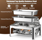 13QT Roll Top Chafing Dishes for Buffet: (Visual Chafing Dish), alternate view 7