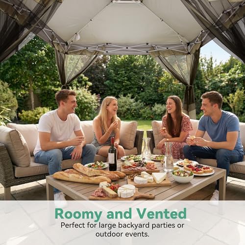 13x13 FT Pop up Gazebo on Clearance - Outdoor pop up Canopy Tent, carpas para Patio, Shelter - Screen Tents with, alternate