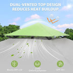 13x13 Pop Up Canopy Tent, Auto Extended Eaves, Gray in Gray, alternate view 4
