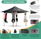13x13 Pop Up Canopy Tent Heavy Duty with Auto-Extending Eaves, alternate view 5