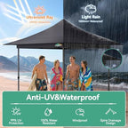 13x13 Pop Up Canopy Tent Heavy Duty with Auto-Extending Eaves, alternate view 7