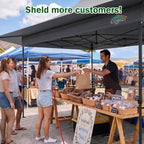 13x13 Pop up Canopy with 4 Sidewalls, Heavy Duty Tent for Parties, alternate view 2