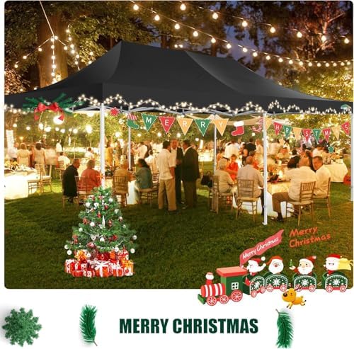 13x26 Heavy Duty Pop Up Canopy Tent with Sidewalls, Easy Up Canopy, alternate view 4