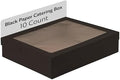 14 1/4 x 10 In Black Paper Catering Box, Window Lid, 10 Ct in 14 1/4" x 10" in Black