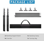 14.11x13.12 FT Large Heavy Duty Backdrop Stand, Background Stand in 14.11x13.12 FT, alternate view 3